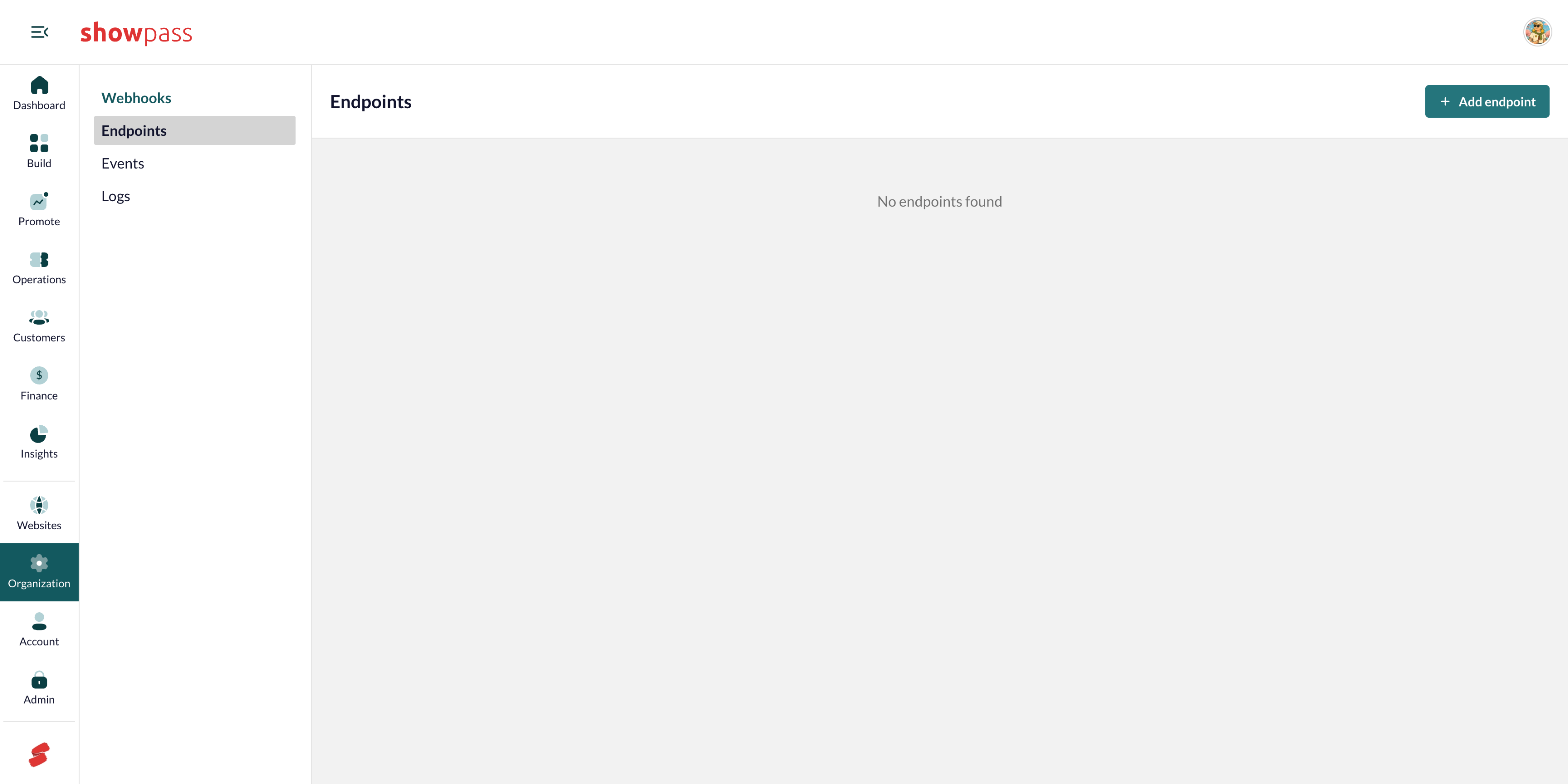 Organization integrations Webhooks